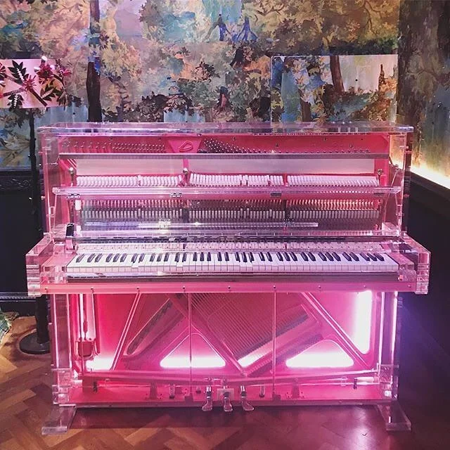 Neon Piano In Sketch London, Best Places For Afternoon Tea In London
