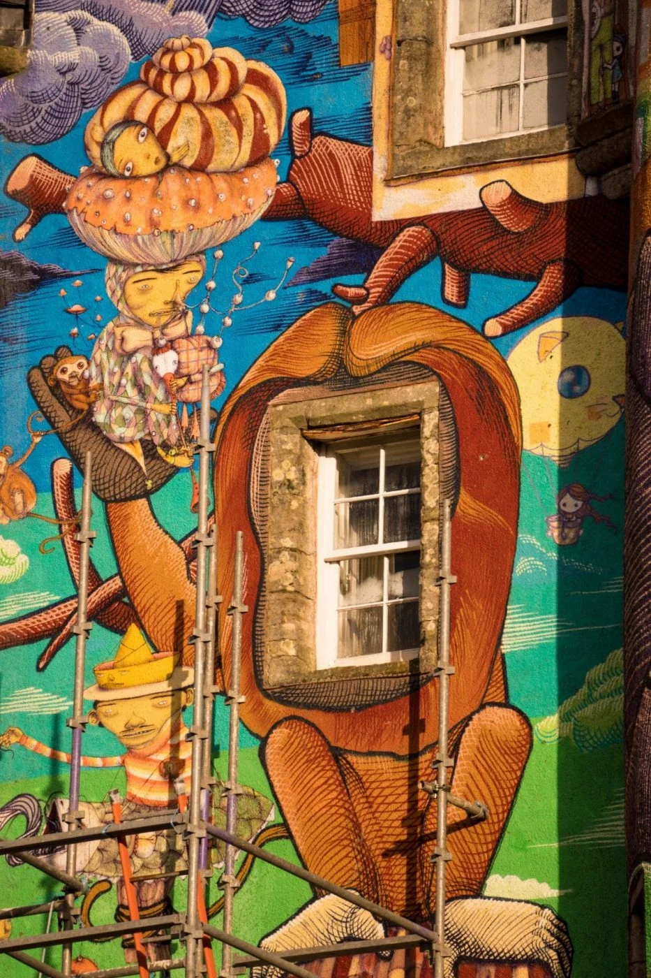 Kelburn Castle Scotland Graffiti Street Artists - Coolest Scottish Castle In Uk