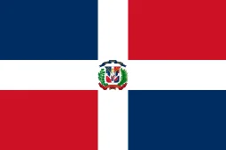 Dominican Republic Flag, The Only Country With A Bible In Its Flag, Red, White, And Blue Country Flags